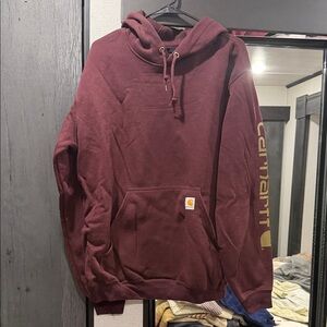 Carhartt Men's Maroon Hoodie